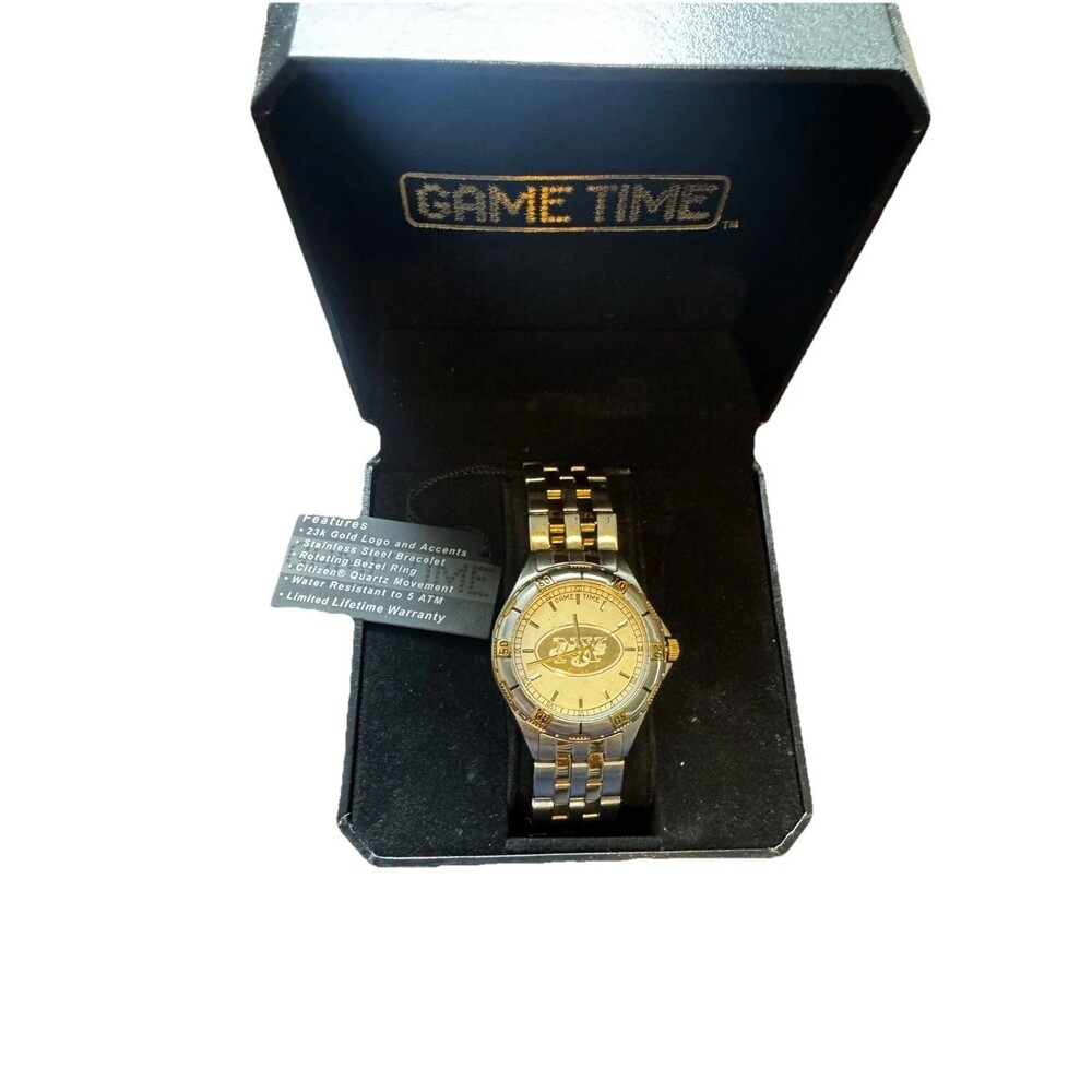 New York Yankees Game Time MLB Watch Mens Two Tone Gold Stainless Steel Boxed
